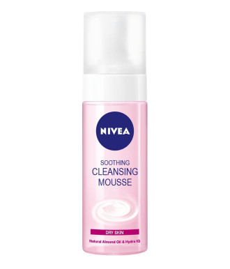 НИВЕА Успокояваща почистваща пяна за лице, суха кожа 150мл | NIVEA Soothing cleansing mousse for dry skin 150ml