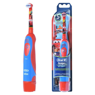 Електическа четка за зъби за деца СТЕЙДЖЕС ПАУЪР (Колите) 3+ БРАУН ОРАЛ-Б | Electric toothbrush battery for kids STAGES POWER (Cars) KIDS 3+ BRAUN ORAL-B