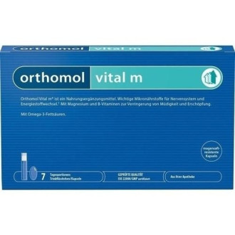 ВИТАЛ M за него 7бр. дози ОРТОМОЛ | VITAL M 7 doses ORTHOMOL