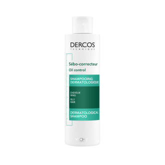 ВИШИ ДЕРКОС СЕБОКОРЕКТОР Шампоан за регулиране на омазняването 200мл | VICHY DERCOS SEBO-CORRECTEUR Shampoo advanced action oily hair 200ml
