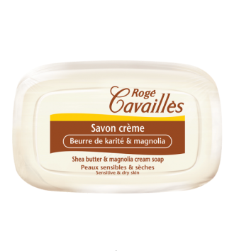 РОЖЕ КАВАЙЕ Крем сапун с масло от карите и магнолия 115гр | ROGE CAVAILLES Shea butter & magnolia cream soap 115g