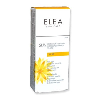 ЕЛЕА Слънцезащитен крем за лице SPF 50+ 40мл | ELEA Sun care Face cream SPF 50+ 40ml