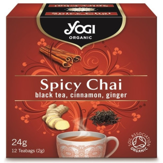 ЙОГИ ОРГАНИК БИО Чай пикантен, пакетчета 12бр | YOGI ORGANIC BIO Tea spicy, teabags 12s
