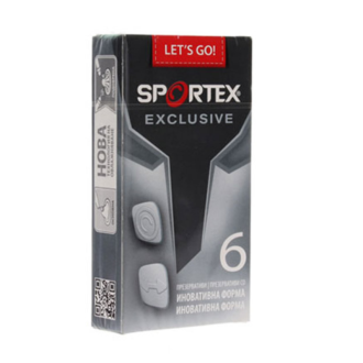 СПОРТЕКС ЕКСКЛУЗИВ презервативи x 6бр | SPORTEX EXCLUSIVE condoms x 6s