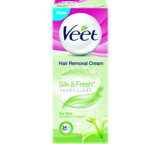 ВИЙТ Депилатоар за тяло за Суха кожа 100мл | VEET Hair removal cream Silk&Fresh Dry skin 100ml