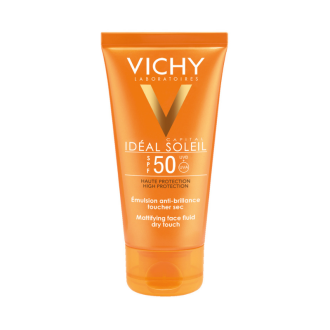 ВИШИ ИДЕАЛ СОЛЕЙЛ Слънцезащитен матиращ флуид за лице SPF50+ 50мл | VICHY IDEAL SOLEIL Mattifying face fluid dry touch SPF50+ 50ml