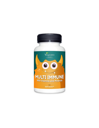 Мултиимун витамини и минерали за деца x 60 желирани таблетки ВЕГАВЕРО | Multi Immune with Vitamins and Minerals x 60 soft gums VEGAVERO