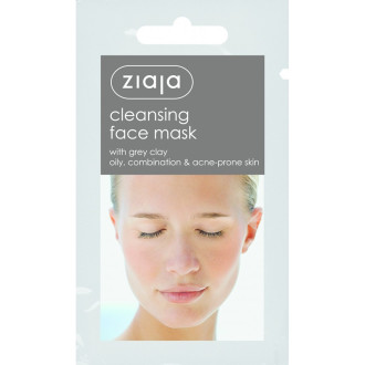 ЖАЯ Почистваща маска за лице със Сива глина 7мл саше | ZIAJA Cleansing Grey clay face mask 7ml 