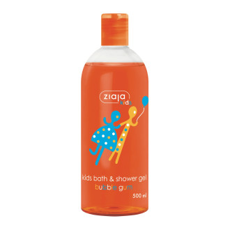 ЖАЯ За деца душ гел с аромат на дъвка 500мл | ZIAJA Kids bath & shower gel bubble gum 500ml